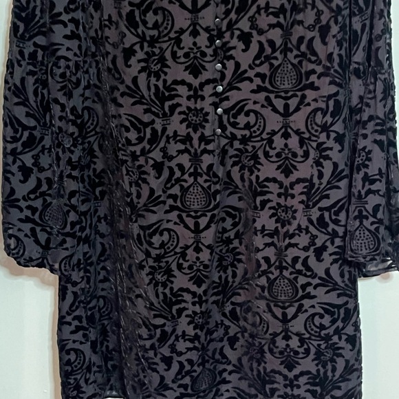 NWT Nanette Lepore Floral Velvety Lined Dress Sz 8 - Picture 7 of 10